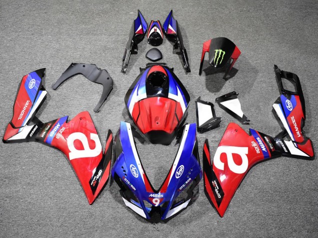 Carenados Moto Aprilia RS4 50 125 2012-2018 - Blanco Azul Rojo