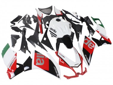 Carenados Moto Aprilia RS4 50 125 2012-2018 - Blanco Rojo Verde Negro Brillante