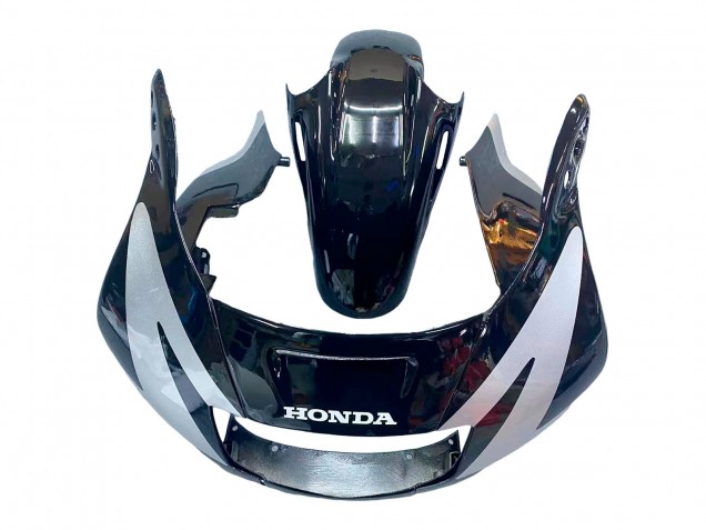 Carenados Moto Honda CBR600 F2 1991-1994 - Plata Negro Brillante
