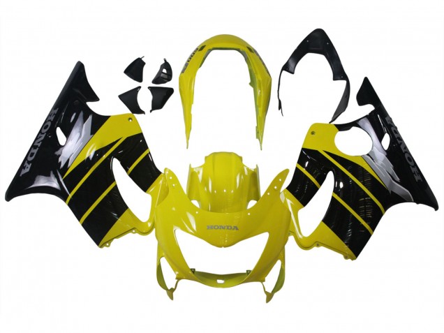 Carenados Moto Honda CBR600 F4 1999-2000 - Amarillo Negro Brillante
