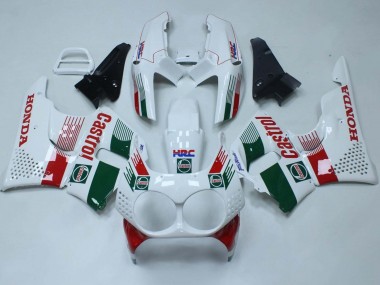 Carenados Moto Honda CBR900RR 893 1992-1993 - Blanco Rojo Verde Castrol HRC