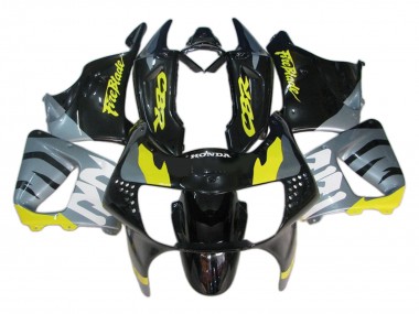 Carenados Moto Honda CBR900RR 919 1998-1999 - Plata Amarillo Negro Brillante Fireblade