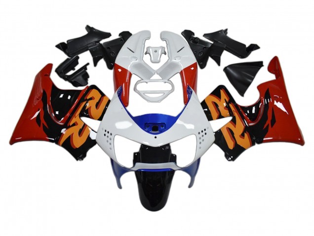 Carenados Moto Honda CBR900RR 919 1998-1999 - Blanco Rojo Azul Negro Brillante