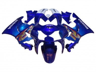 Carenados Moto Honda CBR900RR 919 1998-1999 - Blanco Azul Plata