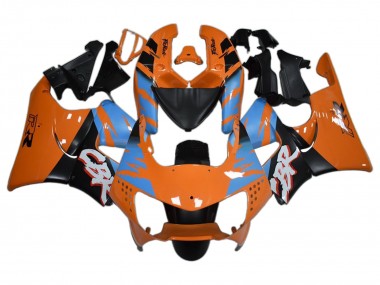 Carenados Moto Honda CBR900RR 919 1998-1999 - Naranja Azul Negro Mate