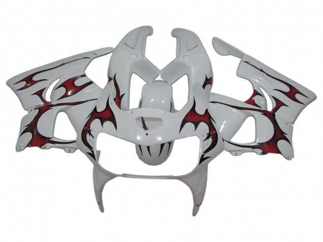 Carenados Moto Honda CBR900RR 919 1998-1999 - Blanco Rojo