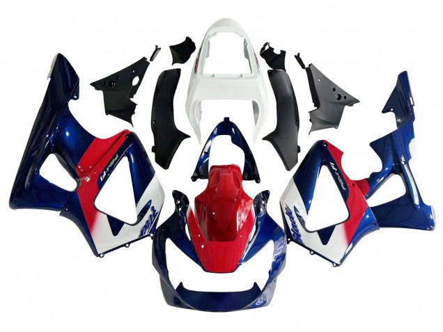 Carenado Moto Honda CBR900RR 929 2000-2001 - Blanco Rojo Azul