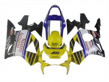 Carenados Moto Honda CBR900RR 954 2002-2003 - Azul Amarillo Negro Brillante Rojo Nastro Azzurro 46