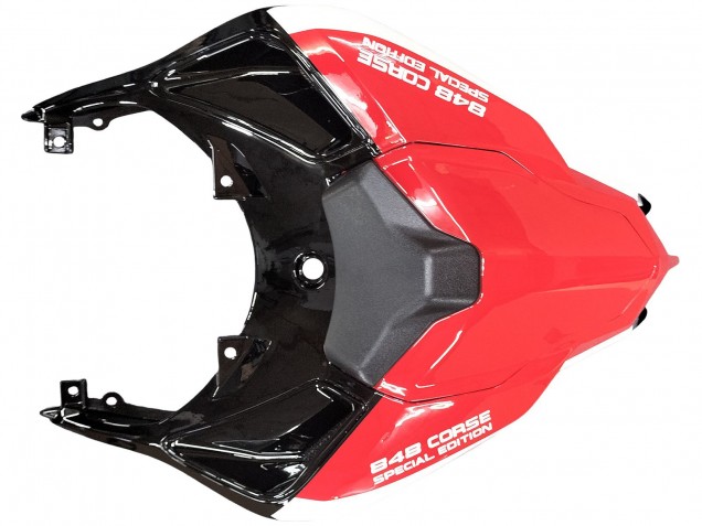 Carenados Moto Ducati 848/1098/1198 2007-2014 - Blanco Rojo Negro Brillante