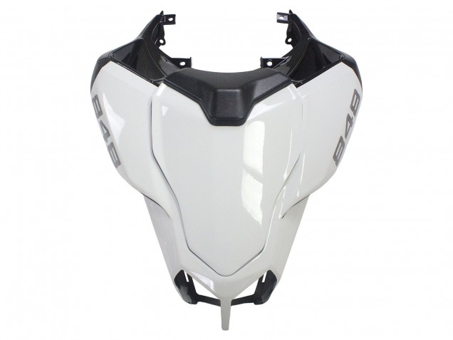 Carenados Moto Ducati 848/1098/1198 2007-2014 - Blanco Negro Brillante Corse