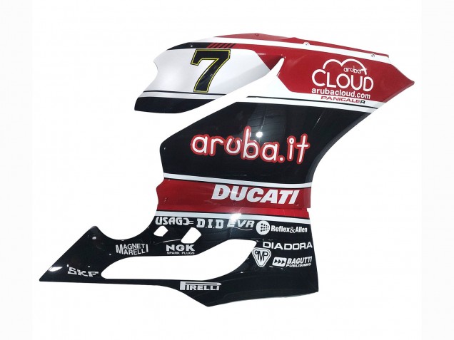 Carenados Moto Ducati Panigale 899/1199 2011-2014 - Blanco Rojo Negro Brillante Aruba.it 7
