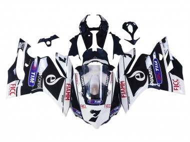 Carenados Moto Ducati Panigale 899/1199 2011-2014 - Blanco Negro Azul Fiamm Ficc 7