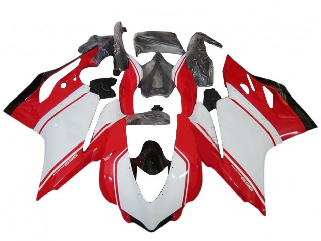 Kits Carenado Moto Ducati 959 2015-2020 - Blanco Rojo Negro Brillante