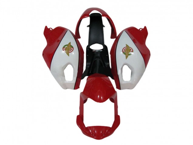Carenado Moto Ducati Monster 696 796 1100 1100S 2008-2012 - Blanco Rojo