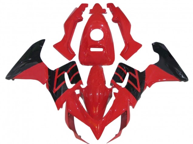 Carenados Moto Honda CBR125R 2002-2006 - Rojo Negro Brillante Raya