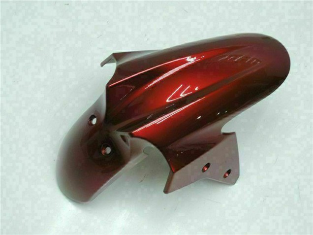 Carenados Moto Kawasaki EX250 2008-2012 - Negro Brillante Rojo Granate