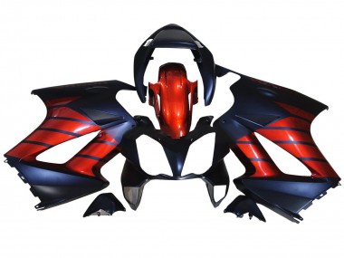 Carenados Moto Honda VFR 800 2002-2013 - Rojo Azul Negro Mate