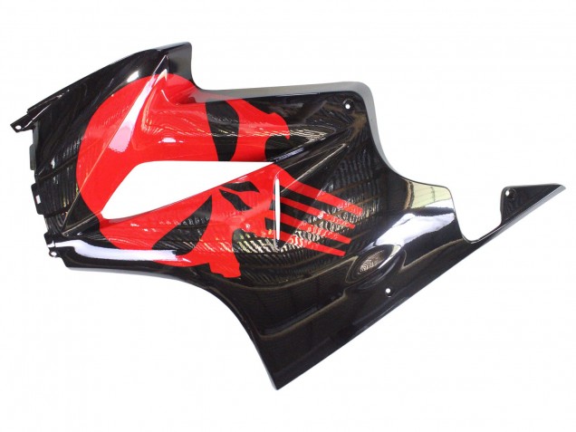 Carenados Moto Honda VFR 800 2002-2013 - Negro Brillante Rojo