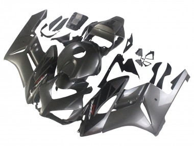 Carenados Moto Honda CBR1000RR 2004-2005 - Gris Brillante Negro Brillante