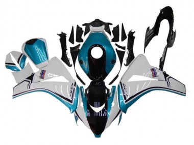 Carenados Moto Honda CBR1000RR 2008-2011 - Blanco Azul Negro Brillante