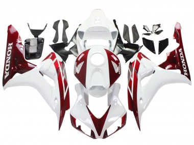 Carenados Moto Honda CBR1000RR 2006-2007 - Blanco Rojo
