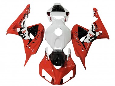 Carenados Moto Honda CBR1000RR 2006-2007 - Blanco Rojo Negro Brillante