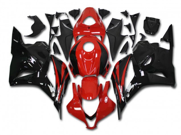 Kits Carenado Moto Honda CBR600RR 2009-2012 - Rojo Negro Brillante