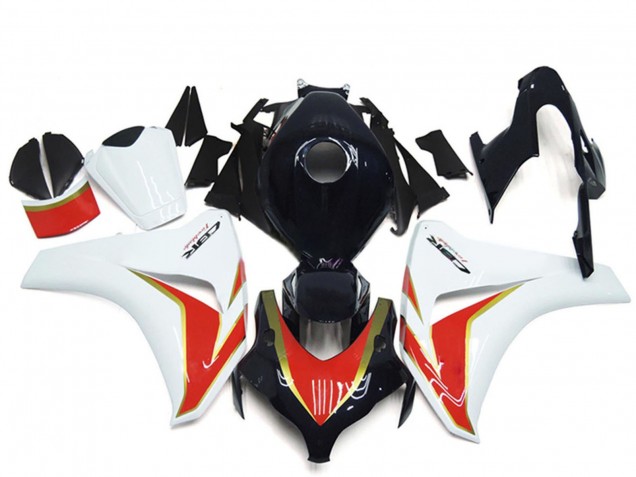Carenado Moto Honda CBR1000RR 2008-2011 - Blanco Rojo Negro Brillante
