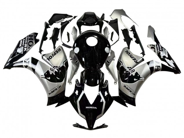 Carenados Moto Honda CBR1000RR 2012-2016 - Plata Negro Brillante Repsol Rojo Bull