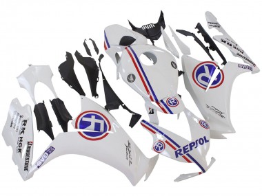 Carenados Moto Honda CBR1000RR 2012-2016 - Blanco Azul Rojo Repsol