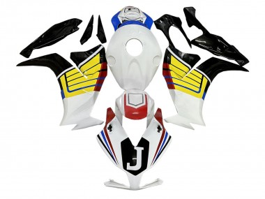 Carenados Moto Honda CBR1000RR 2012-2016 - Blanco Amarillo Negro