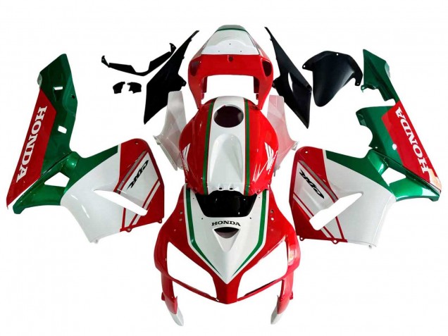 Carenados Moto Honda CBR600RR 2005-2006 - Rojo Blanco Verde