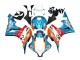 Carenados Moto Honda CBR600RR 2007-2008 - Naranja Blanco Rojo Azul Repsol