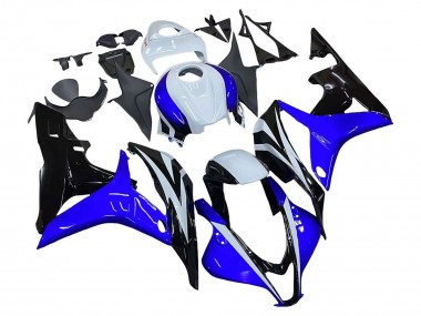 Carenado Moto Honda CBR600RR 2007-2008 - Blanco Azul Negro Brillante