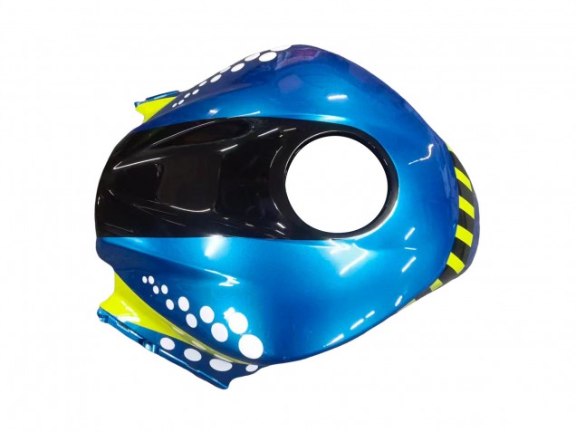 Carenados Moto Honda CBR600RR 2007-2008 - Verde Amarillo Negro Brillante Tiburón 46