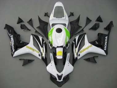 Carenados Moto Honda CBR600RR 2007-2008 - Blanco Verde Amarillo Negro Brillante Hannspree