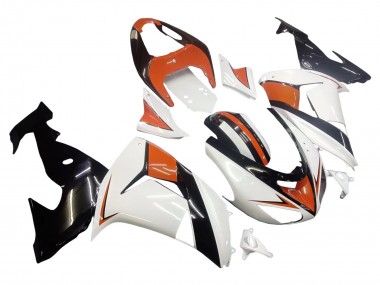 Carenados Moto Kawasaki ZX10R 2006-2007 - Blanco Naranja Negro