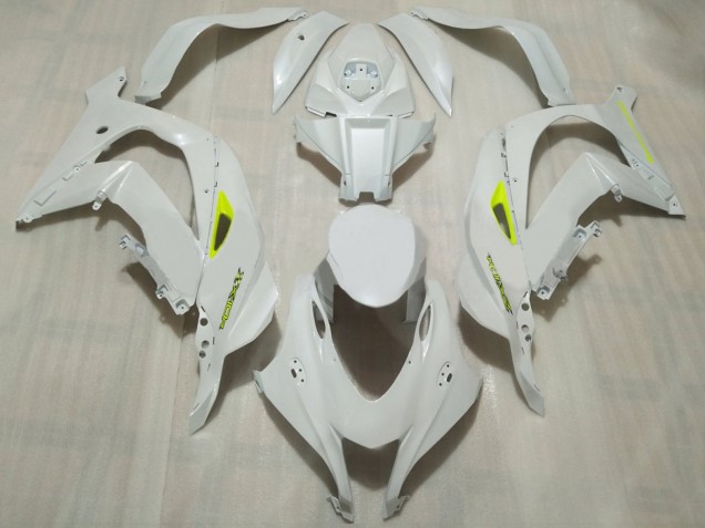 Carenados Moto Kawasaki ZX10R 2016-2020 - Blanco Neon Amarillo