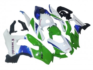 Carenados Moto Kawasaki ZX10R 2021-2025 - Blanco Verde Azul Negro