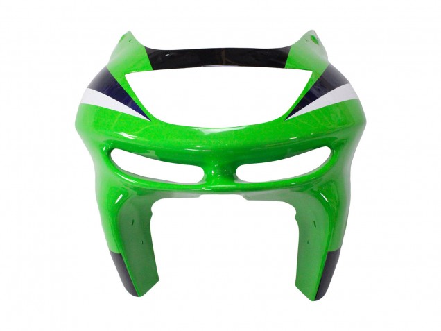 Carenados Moto Kawasaki ZX6R 1998-1999 - Verde Blanco Azul Oscuro Plata