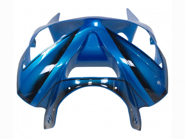 Carenados Moto Kawasaki ZX6R 2003-2004 - Azul Blanco Rojo Tiburón