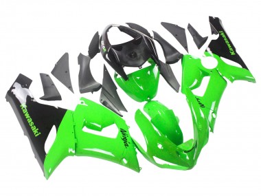 Carenados Moto Kawasaki ZX6R 2005-2006 - Verde Negro Ninja