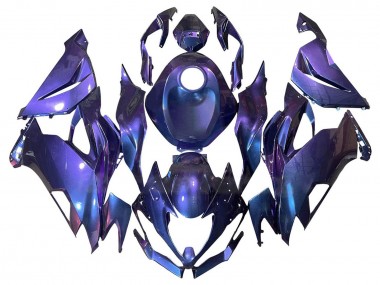 Carenados Moto Kawasaki ZX6R 2019-2022 - Púrpura Azul