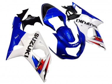 Carenados Moto Suzuki GSXR1000 2000-2002 - Blanco Azul Rojo