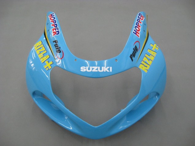 Carenados Moto Suzuki GSXR1000 2000-2002 - Azul Claro Amarillo Negro Motul Rizla