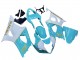 Carenados Moto Suzuki GSXR 1000 2003-2004 - Blanco Azul Claro Oro