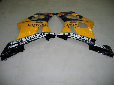 Carenados Moto Suzuki GSXR 1000 2003-2004 - Amarillo Blanco Azul Negro Corona