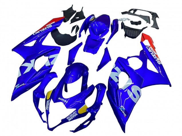 Carenados Moto Suzuki GSXR 1000 2005-2006 - Azul Amarillo Blanco Rojo Motul
