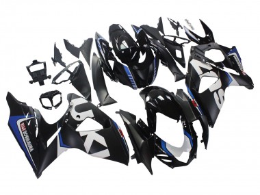 Carenados Moto Suzuki GSXR 1000 2009-2016 - Negro Mate Blanco Azul