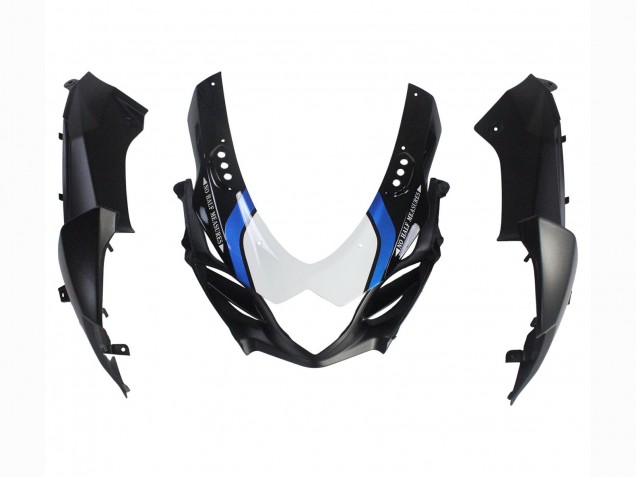 Carenados Moto Suzuki GSXR 1000 2009-2016 - Negro Mate Blanco Azul